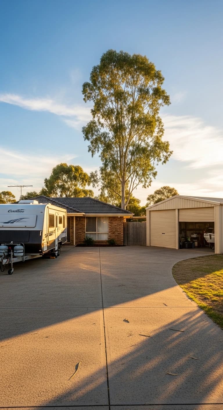 Australian residential street, StorageFinder